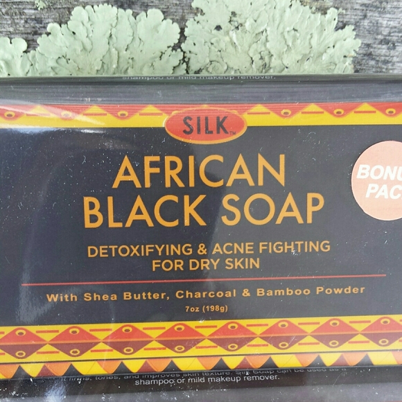 Host Pick | New in Package 2-Pack Silk African Black Soap Detoxify Acne Fighting - Picture 2 of 4